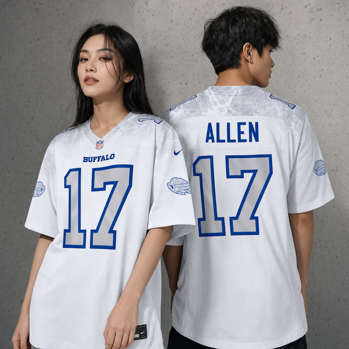 Buffalo Bills Josh Allen Men's Rivalries Game Jersey