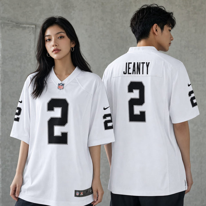 Las Vegas Raiders Ashton Jeanty White Game Jersey