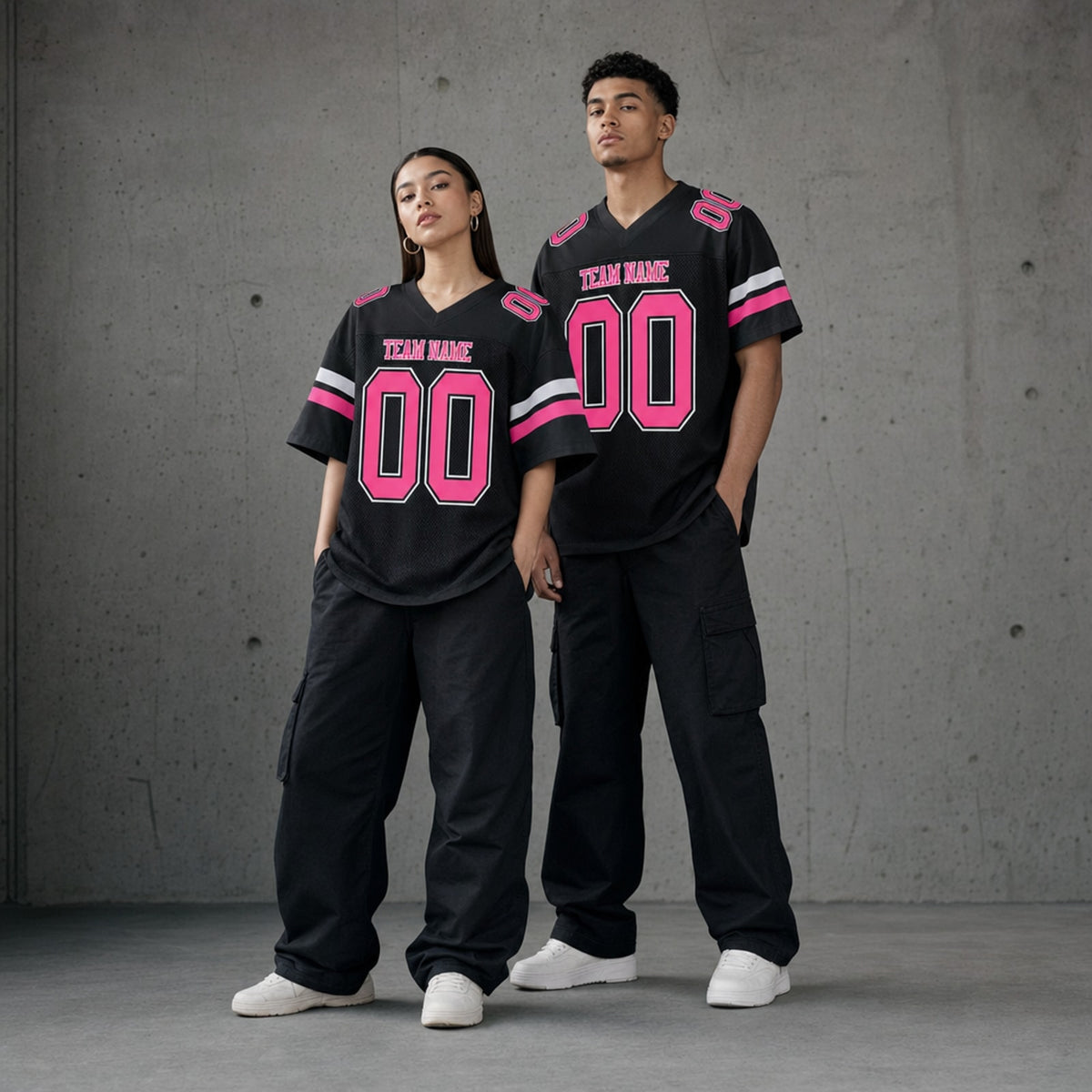 Mesh Football Jersey Custom Athletic Cut - 3