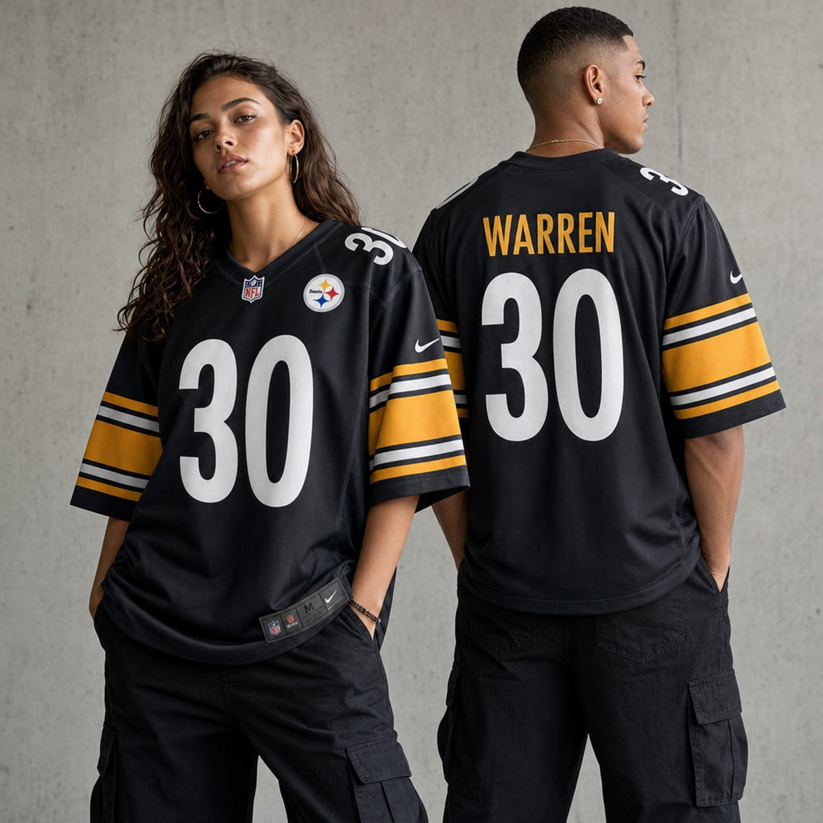 Pittsburgh Steelers Jaylen Warren Game Jersey - 2
