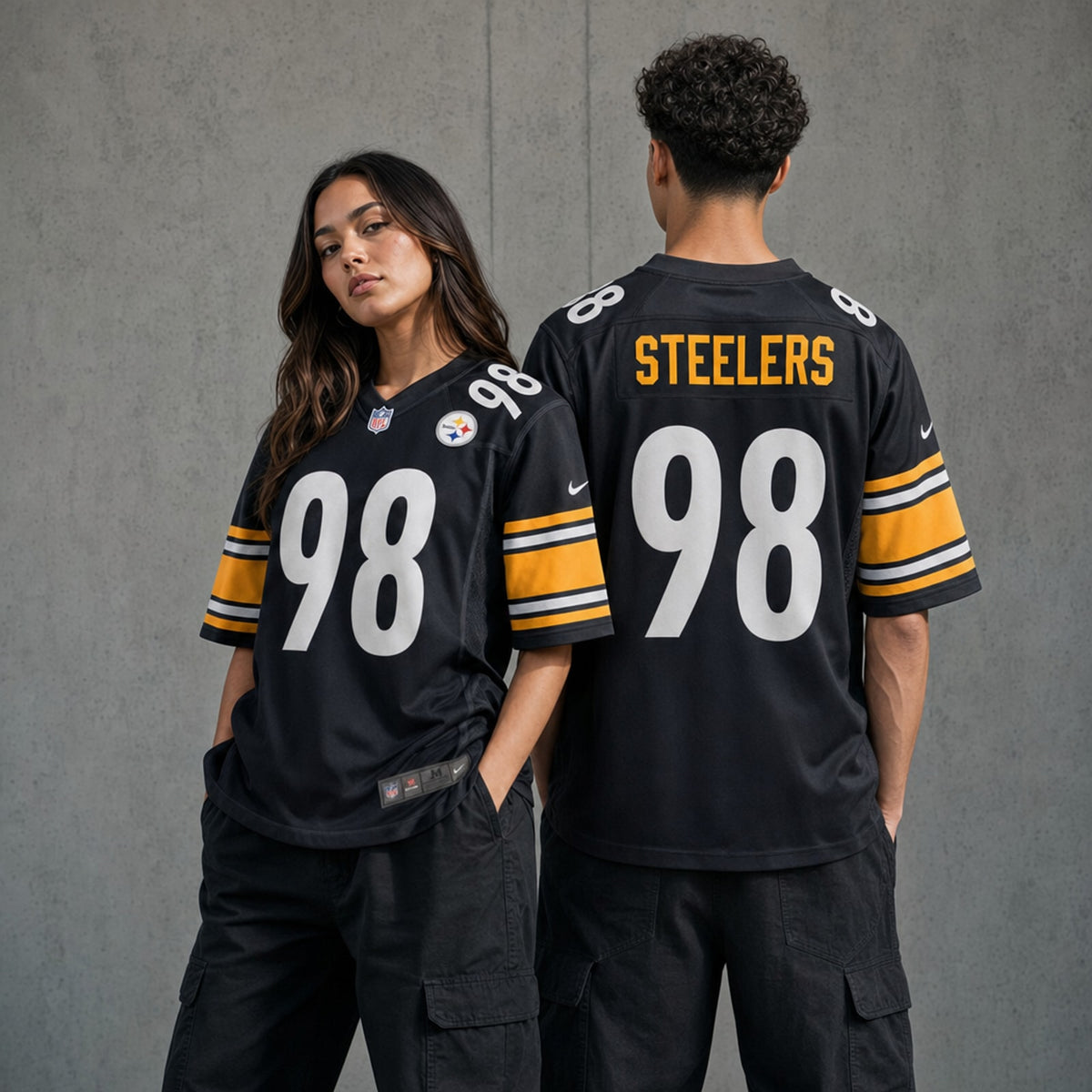 Pittsburgh Steelers DeMarvin Leal Game Jersey - 2