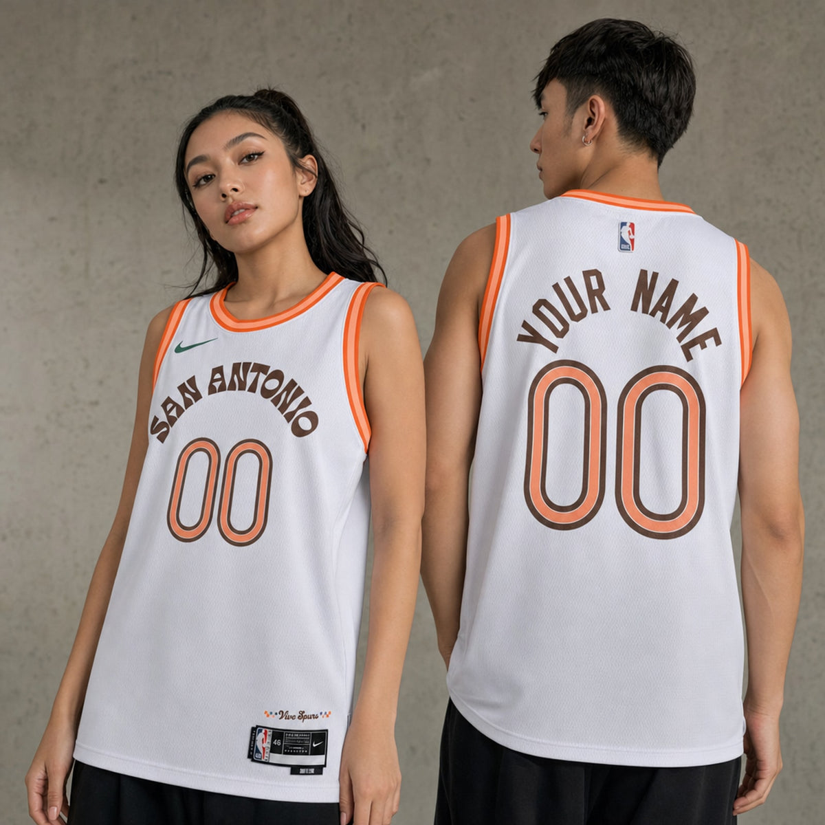 San Antonio Spurs Custom City Edition Swingman Jersey - 2
