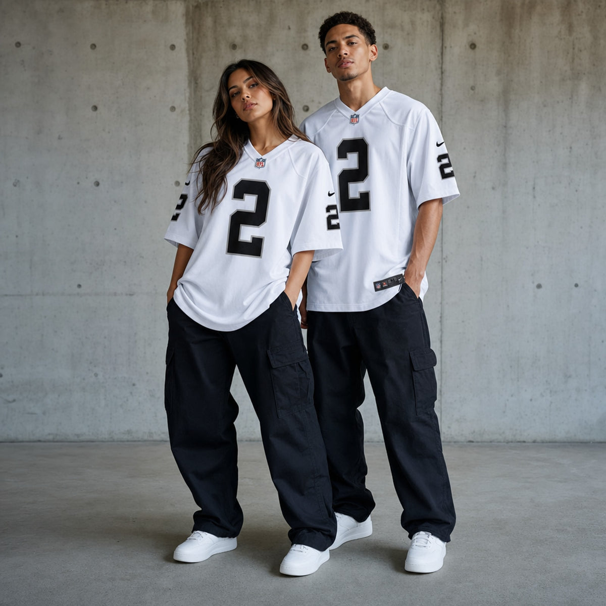 Las Vegas Raiders Ashton Jeanty White Game Jersey - 3