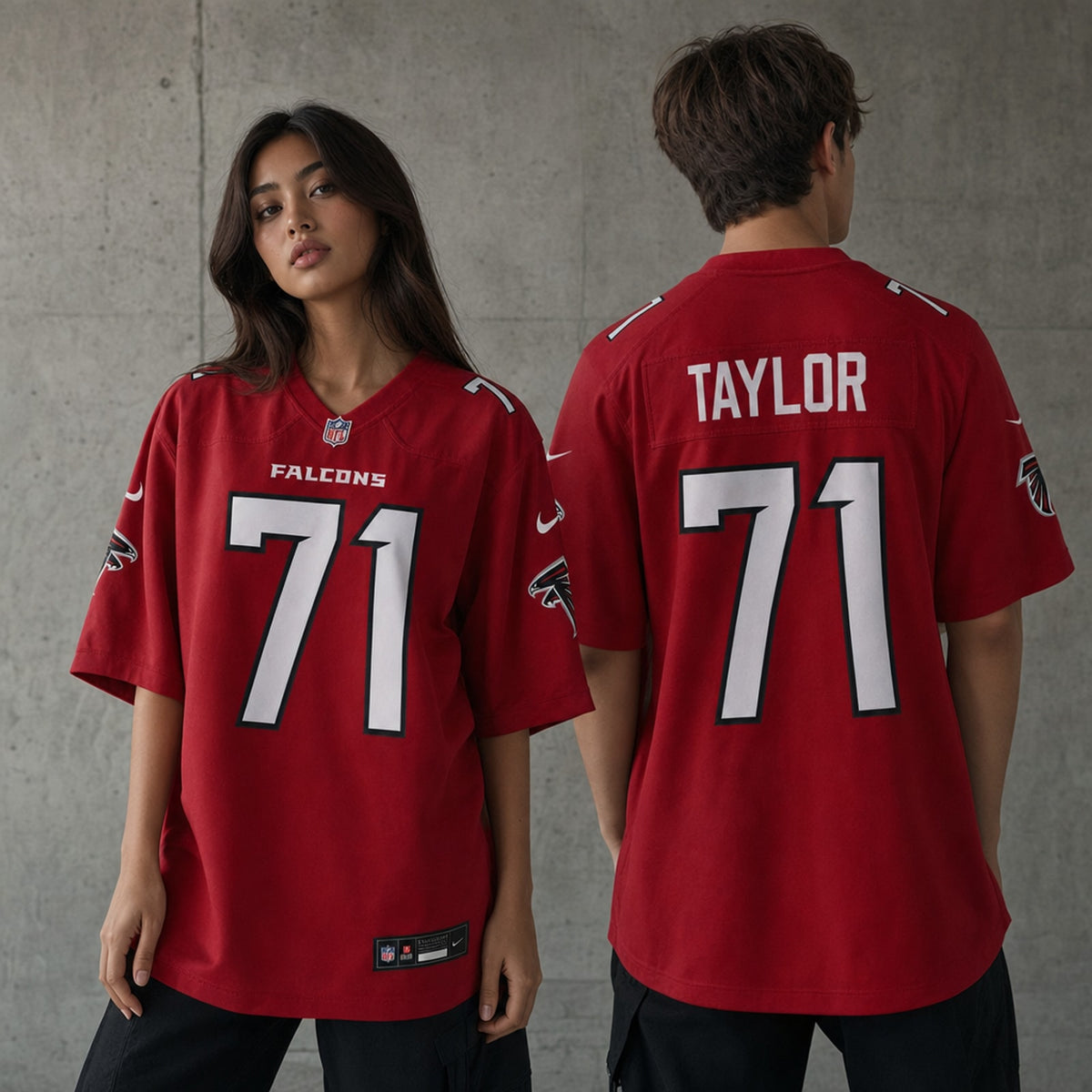 Atlanta Falcons Jawaan Taylor Game Jersey - 2