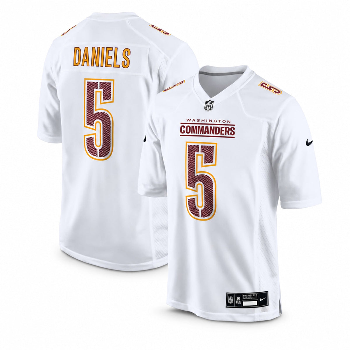 Jayden Daniels Washington Commanders Stitched Polyester Jersey - 1
