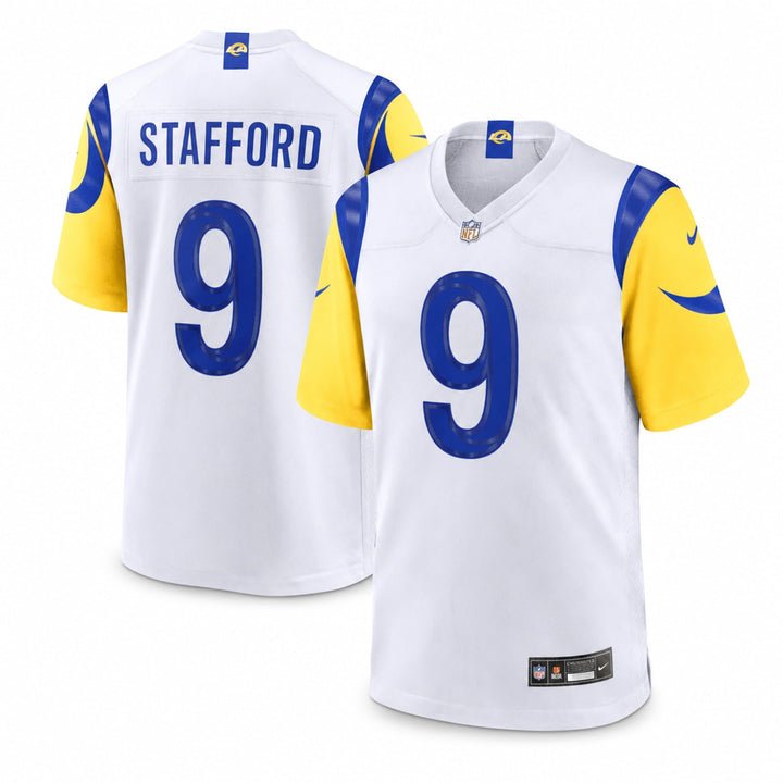 Los Angeles Rams Matthew Stafford White Game Jersey