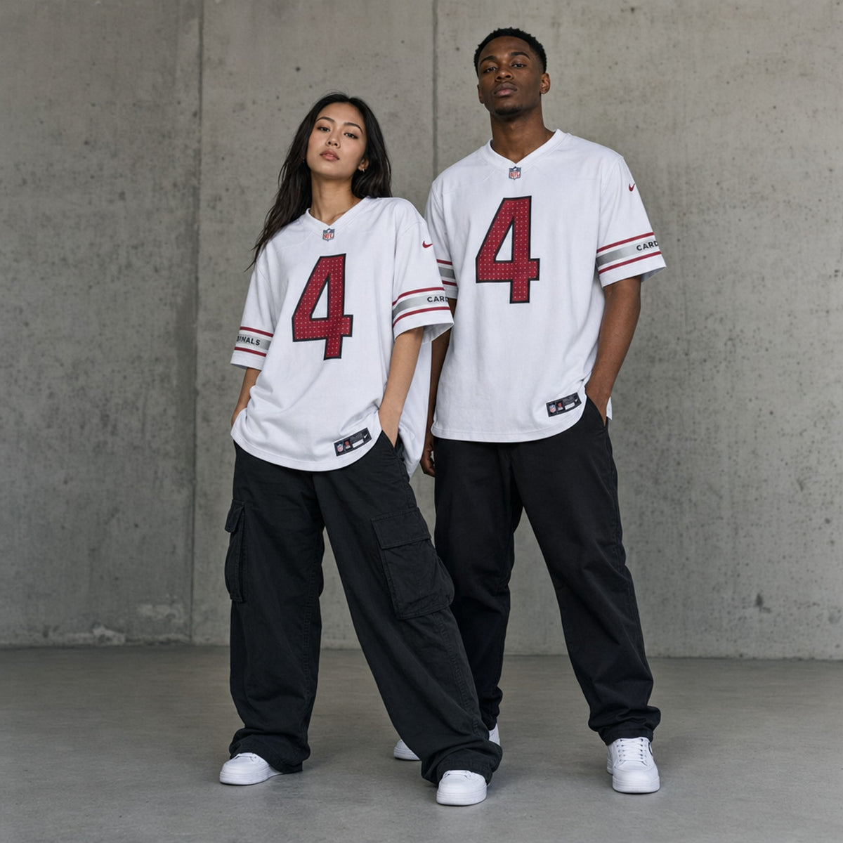 Arizona Cardinals Jeremiyah Love White Game Player Jersey - 3