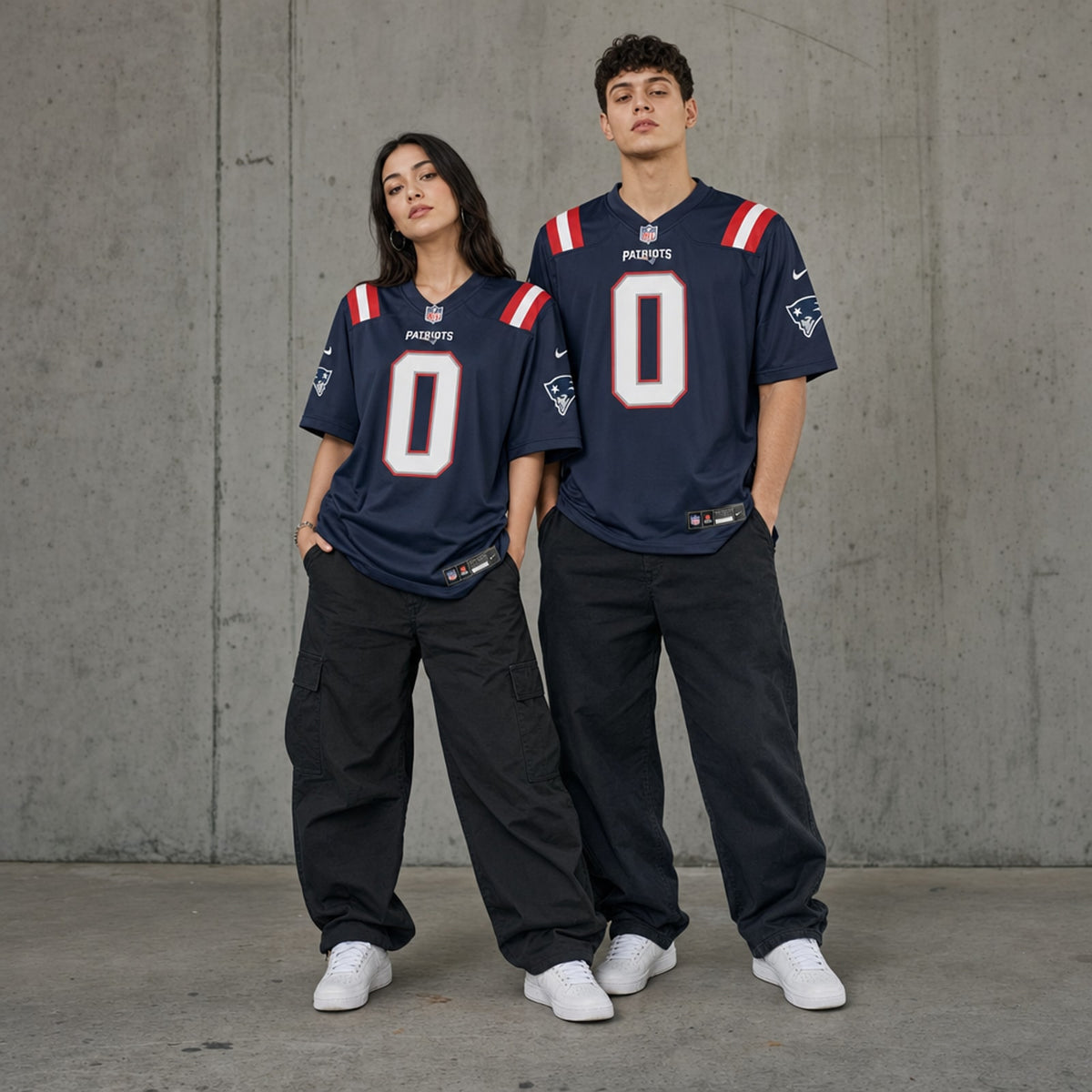 New England Patriots Christian Gonzalez Navy Game Jersey - 3