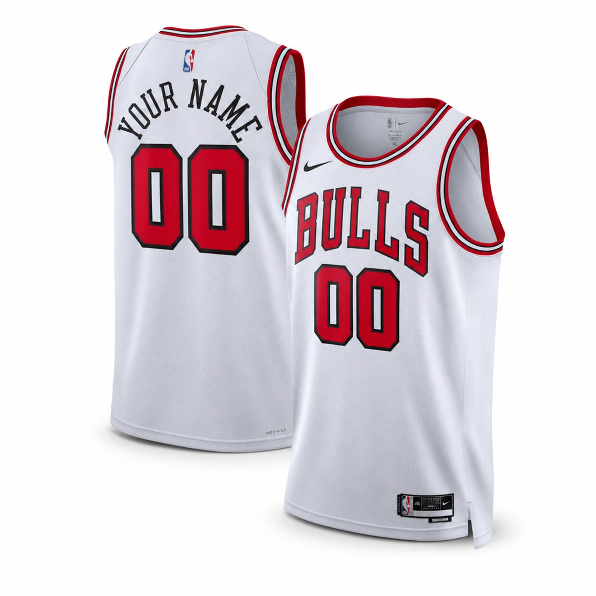 Chicago Bulls Customized Association Swingman Jersey - 1
