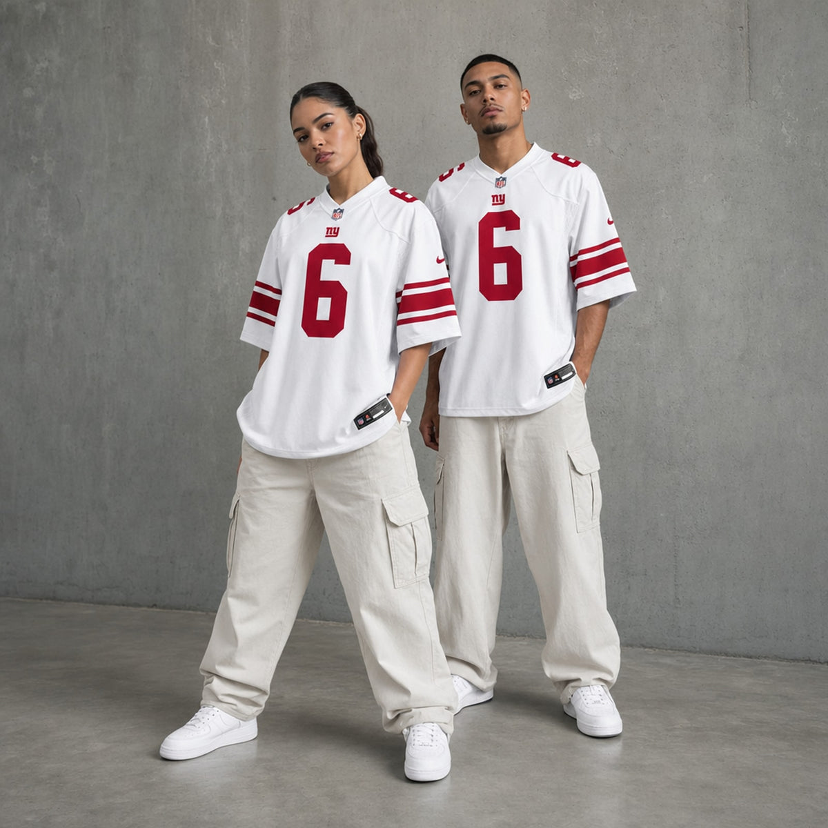 New York Giants Jaxson Dart Game Jersey Relaxed Fit - 3
