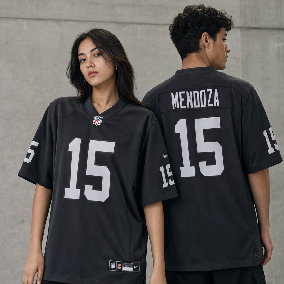 Las Vegas Raiders Fernando Mendoza Black Game Jersey - 2