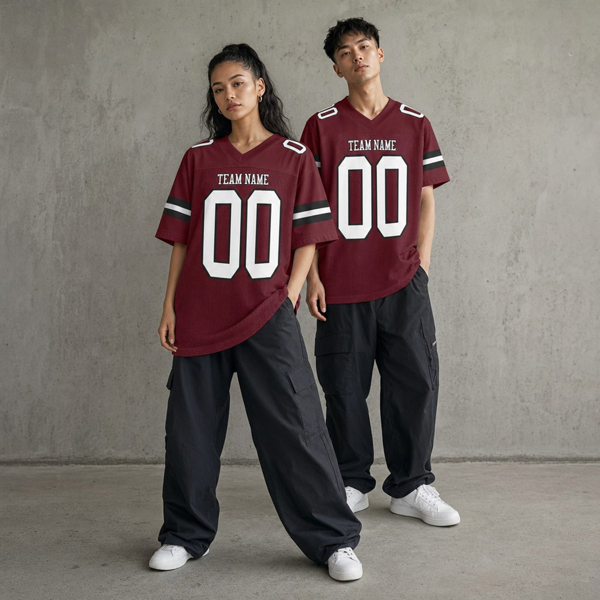 Mesh Football Jersey Athletic Cut - 3