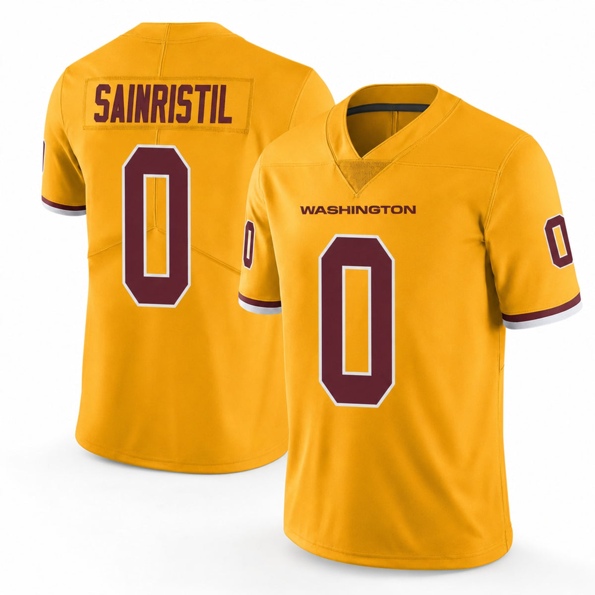 W.Commanders #0 Mike Sainristil Limited Player Jersey - 1