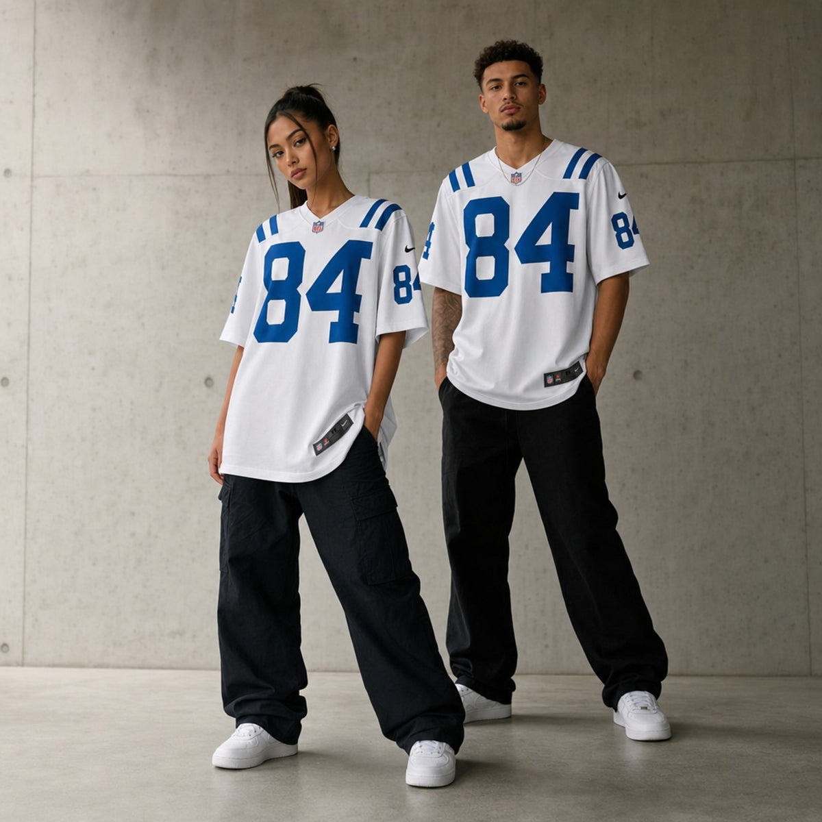 Indianapolis Colts Tyler Warren White Game Jersey - 3