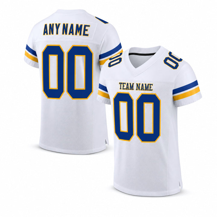 Recycled Polyester Football Jersey Athletic Cut Personalized Name Number Shirt