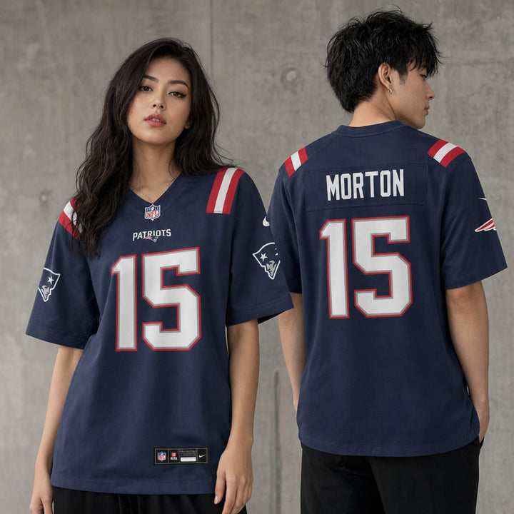 New England Patriots Behren Morton Game Jersey Loose Fit