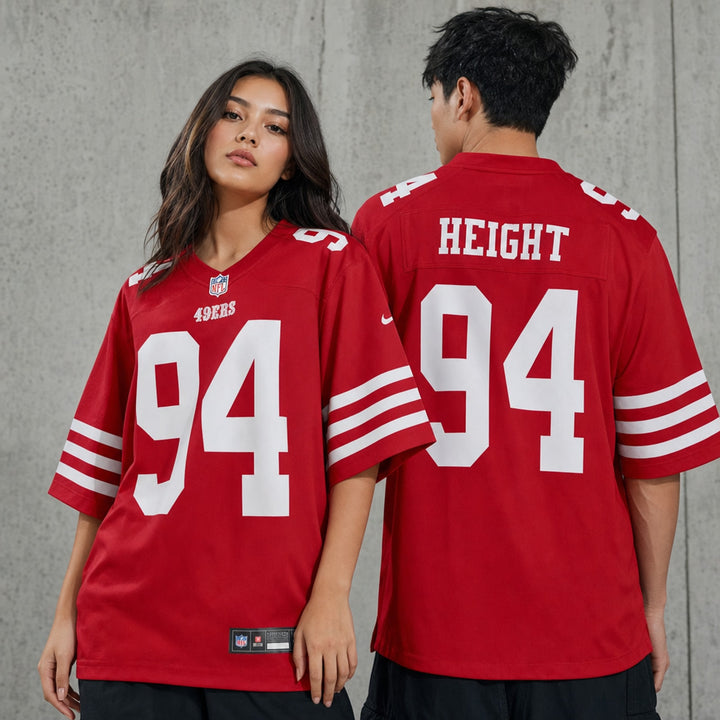 San Francisco 49ers Romello Height Team Game Jersey