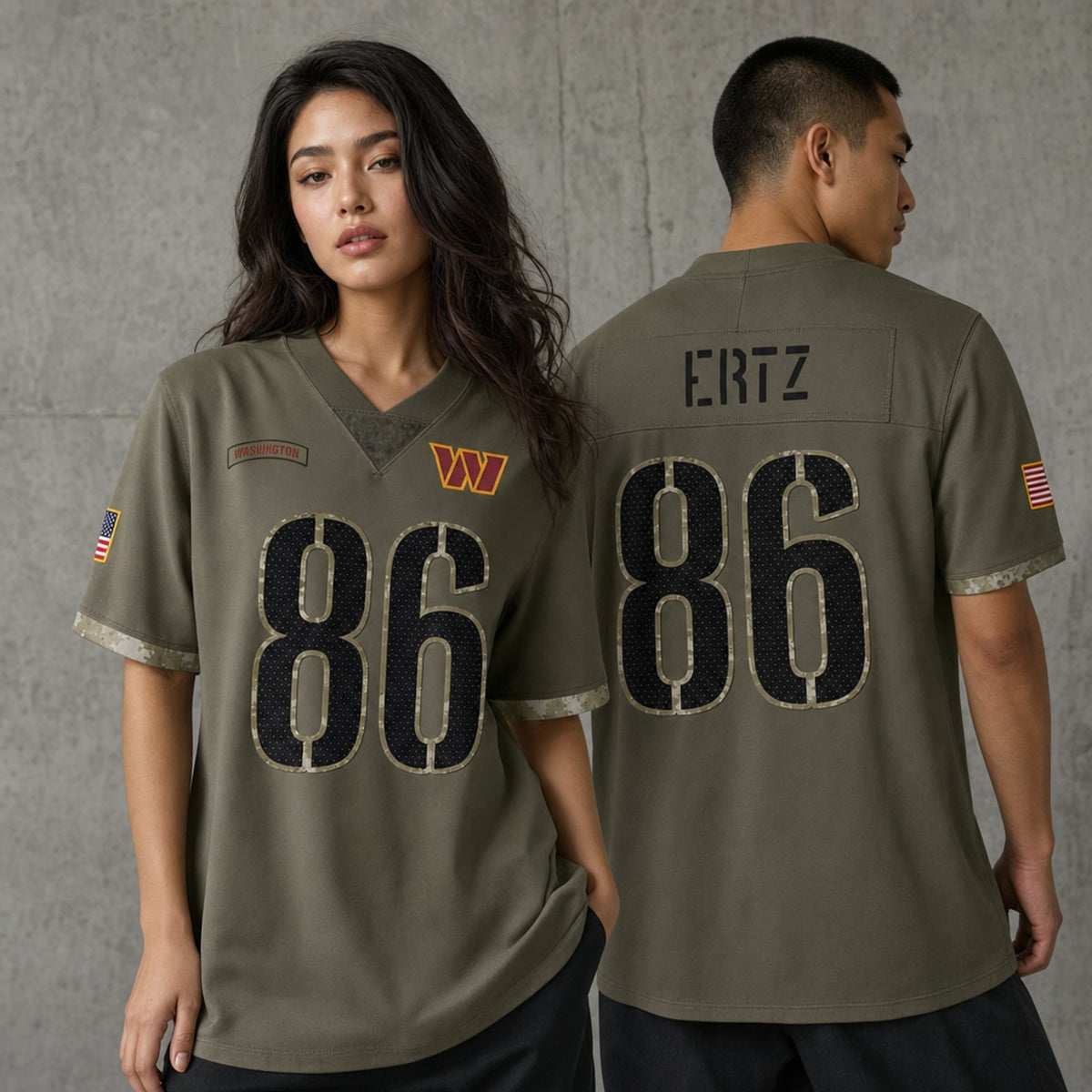 Washington Commanders Zach Ertz Salute To Service Limited Jersey - 2