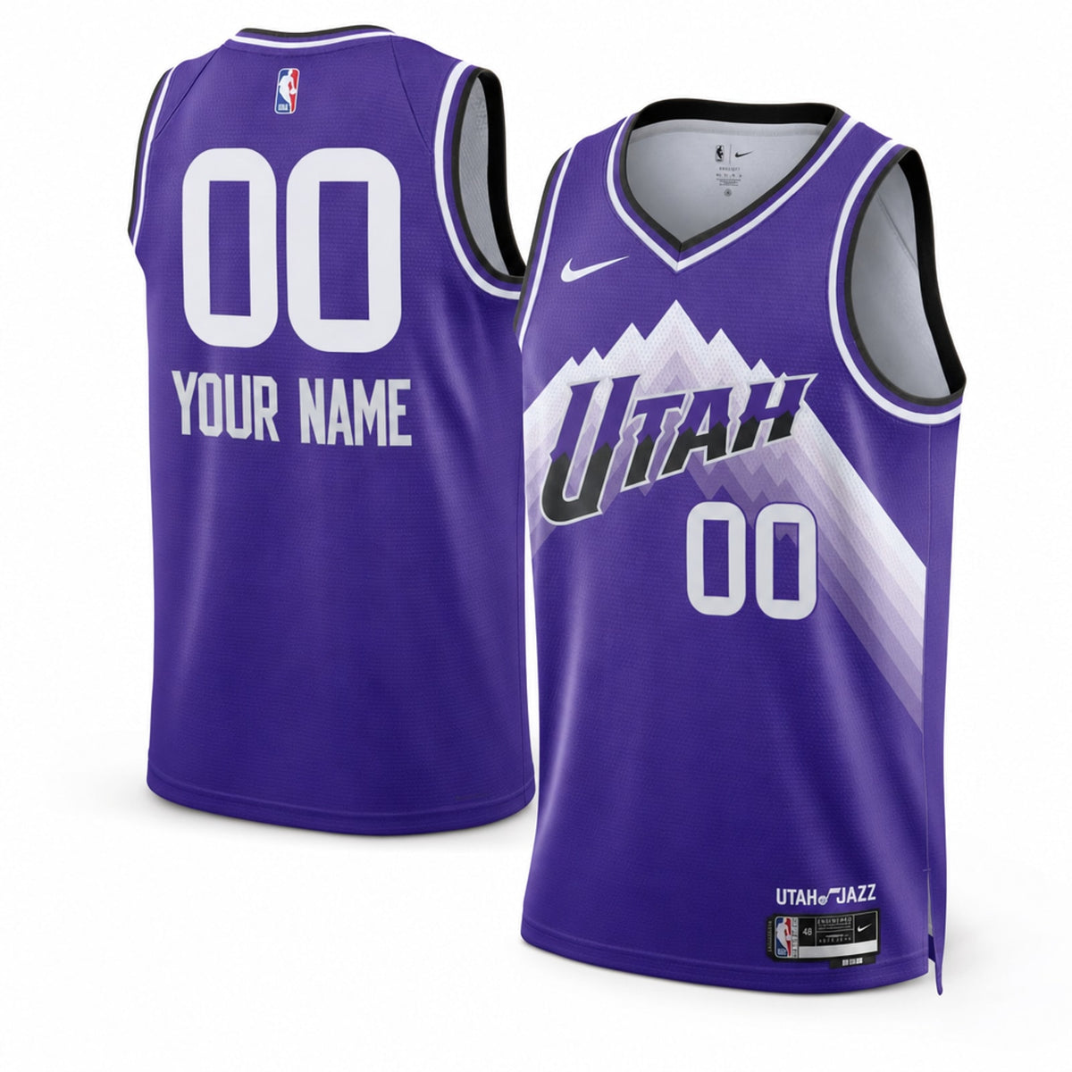 Utah Jazz Custom Swingman City Edition Jersey - 1