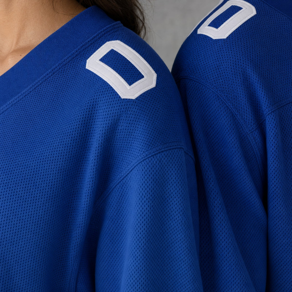 Polyester Football Jersey Athletic Fit Mesh - 4