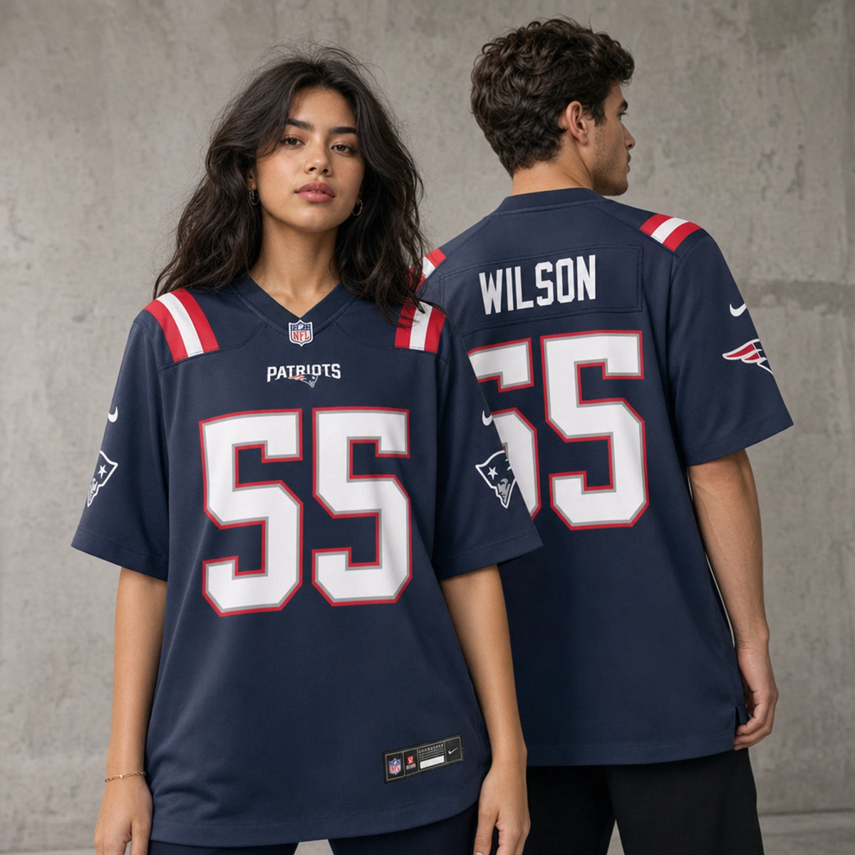 New England Patriots Jared Wilson Recycled Polyester Game Jersey - 2