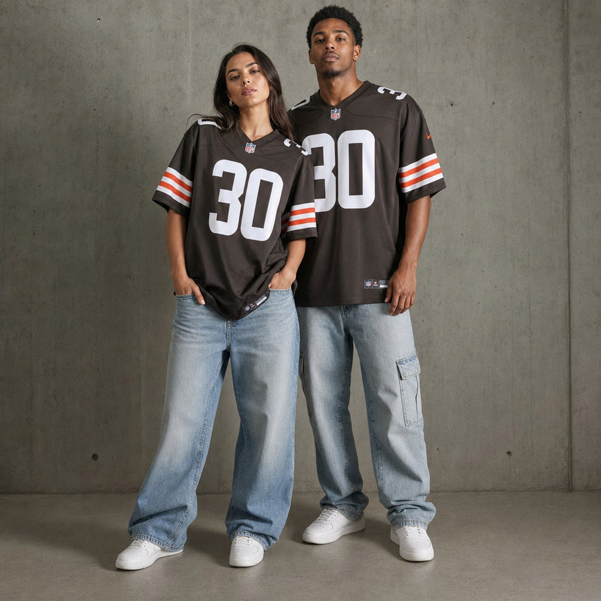 Cleveland Browns Zion Washington Game Jersey - 3