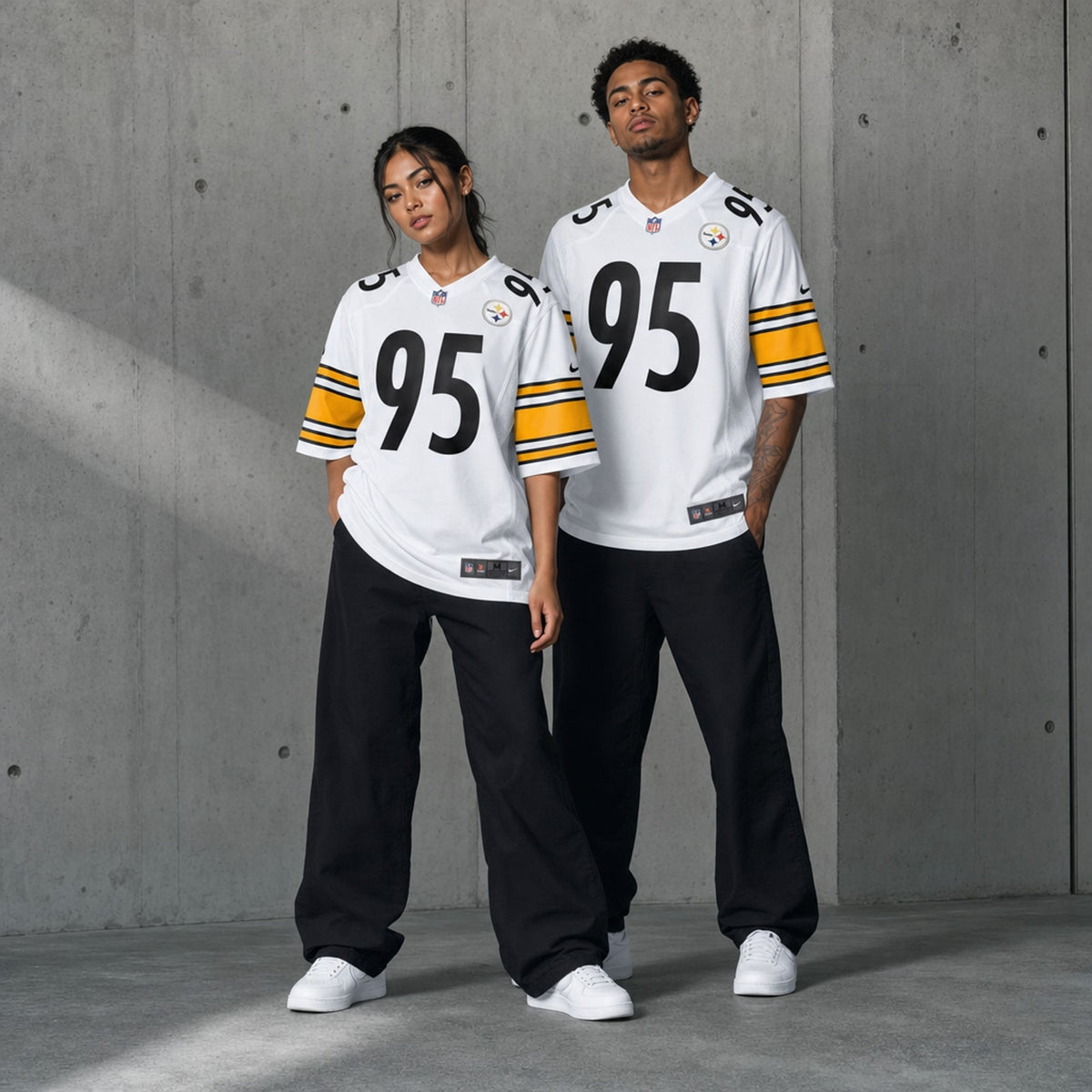 Men's Pittsburgh Steelers Keeanu Benton White Game Jersey JS2797 - 3
