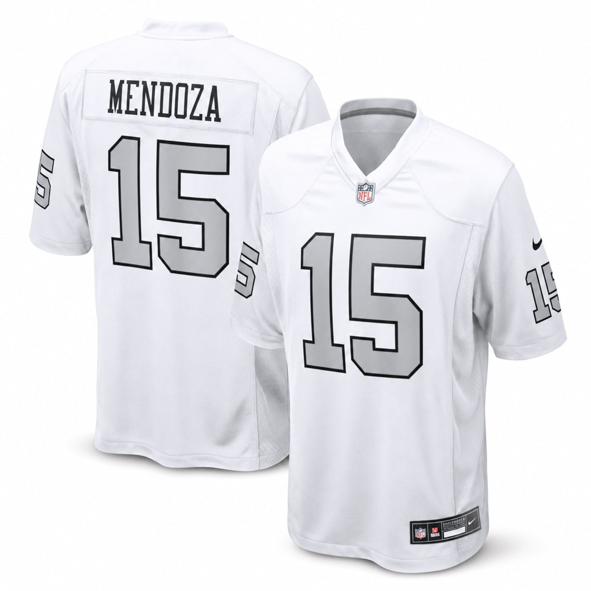 Las Vegas Raiders Fernando Mendoza Game Jersey Loose Fit - 1