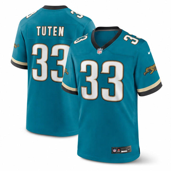 Jacksonville Jaguars Bhayshul Tuten Game Jersey Loose Fit