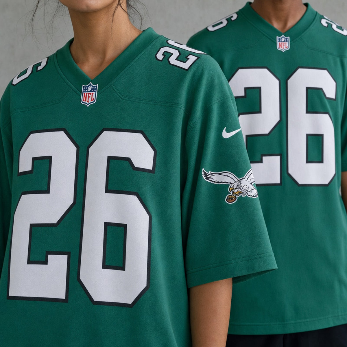 Philadelphia Eagles Saquon Barkley Kelly Green Game Jersey - 4