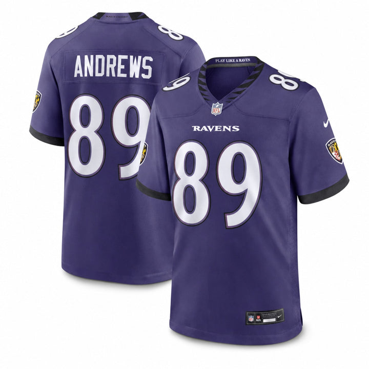 Baltimore Ravens Mark Andrews Purple Loose Fit Game Jersey