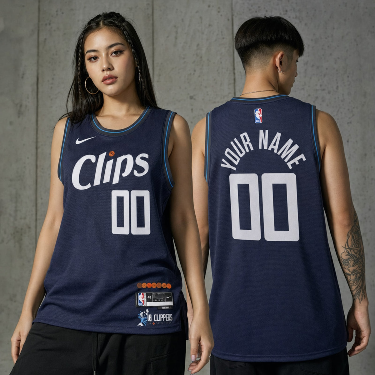 LA Clippers Custom Swingman City Edition Jersey - 2