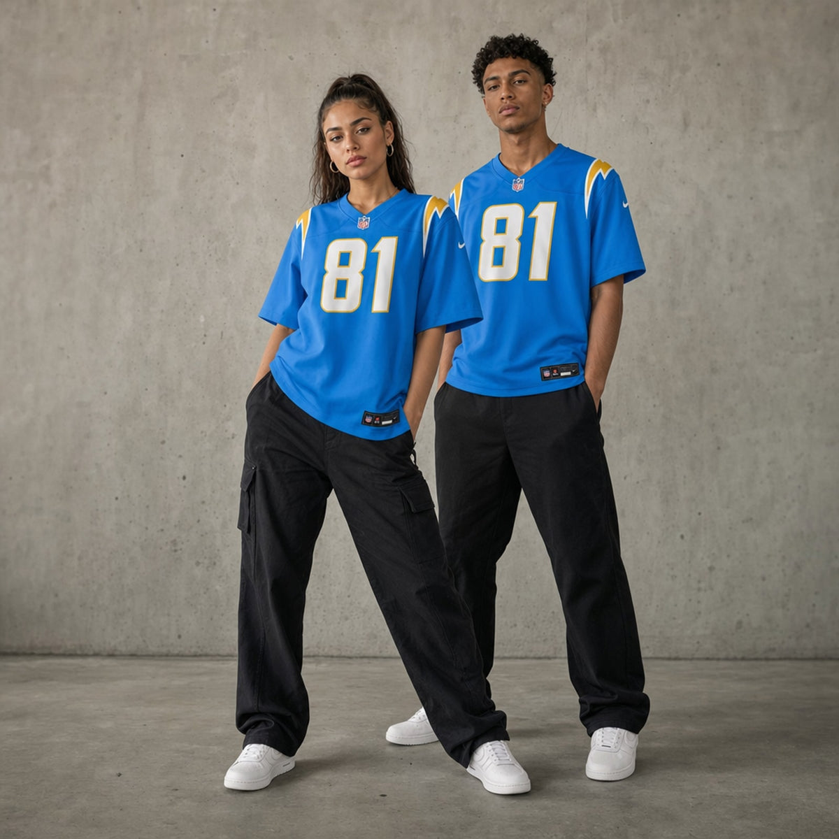 Los Angeles Chargers Patrick Herbert Polyester Game Jersey - 3