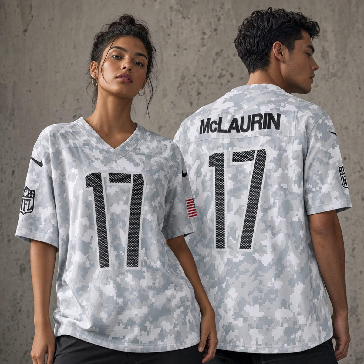 Washington Commanders Terry McLaurin Arctic Camo Limited Jersey - 2