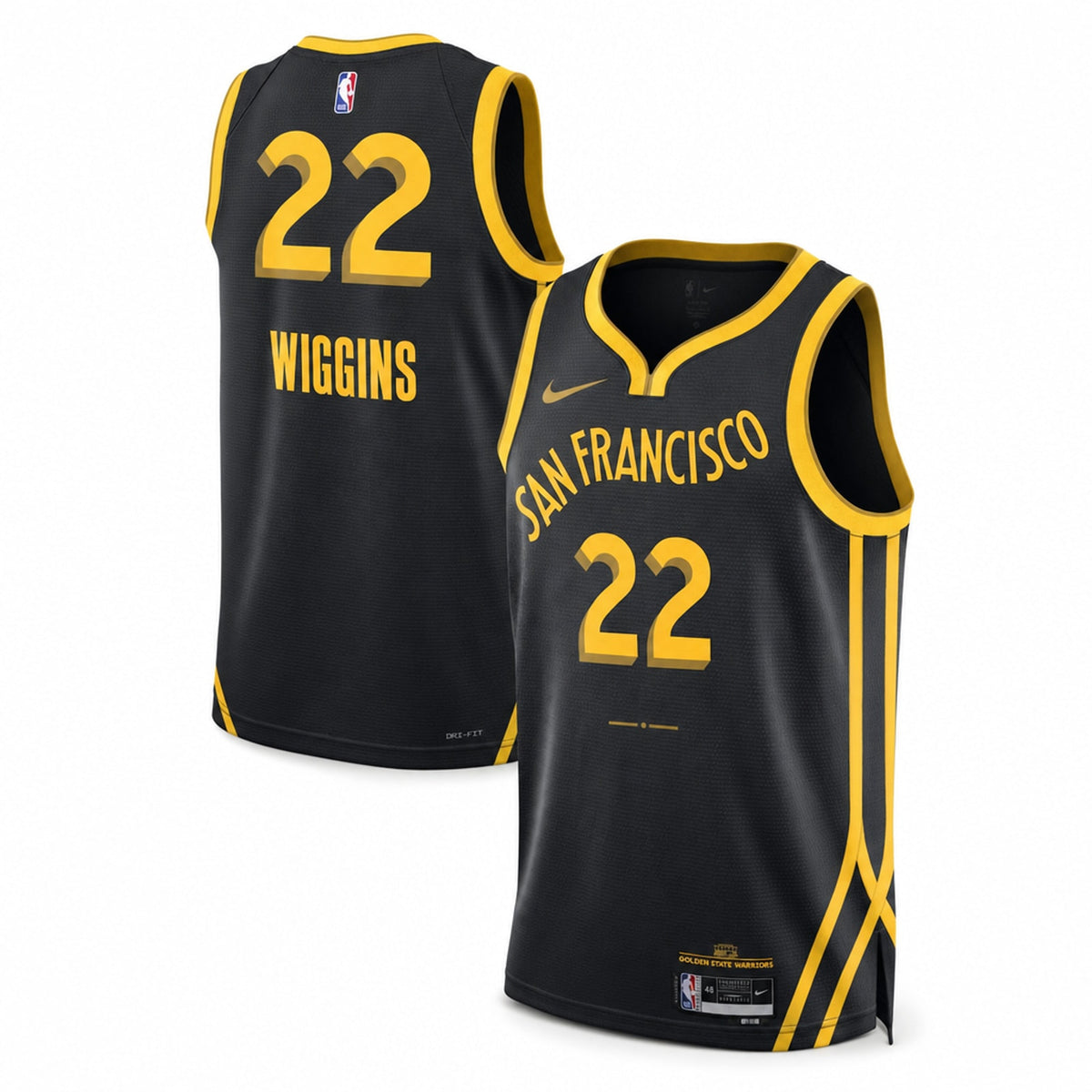 Golden State Warriors Andrew Wiggins City Edition Swingman Jersey - 1