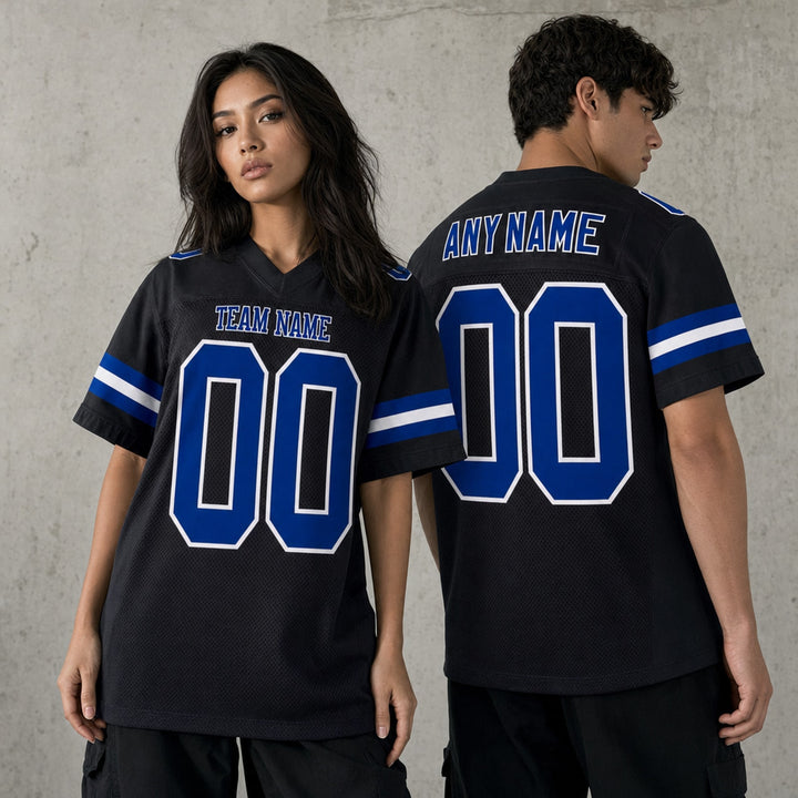 Polyester Football Jersey Personalized Name Number Shirt