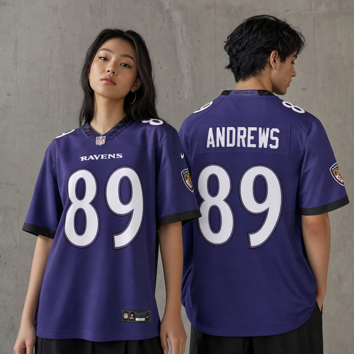 Baltimore Ravens Mark Andrews Purple Loose Fit Game Jersey