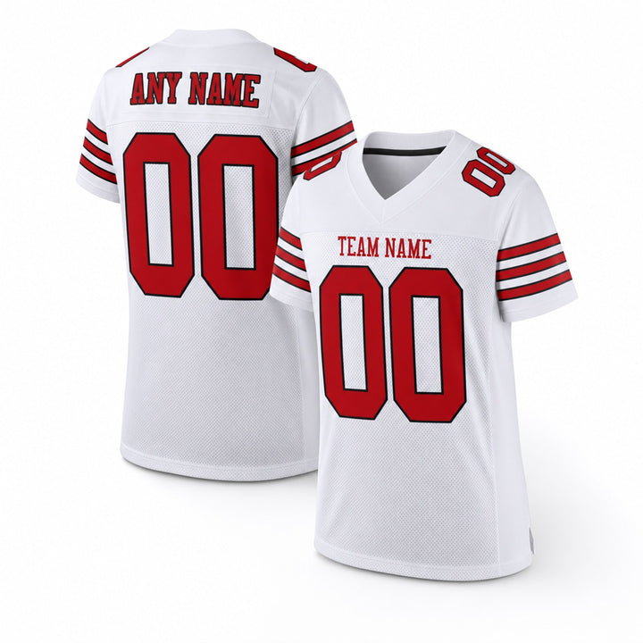 Polyester Football Jersey Athletic Cut Personalized Name Number Shirt