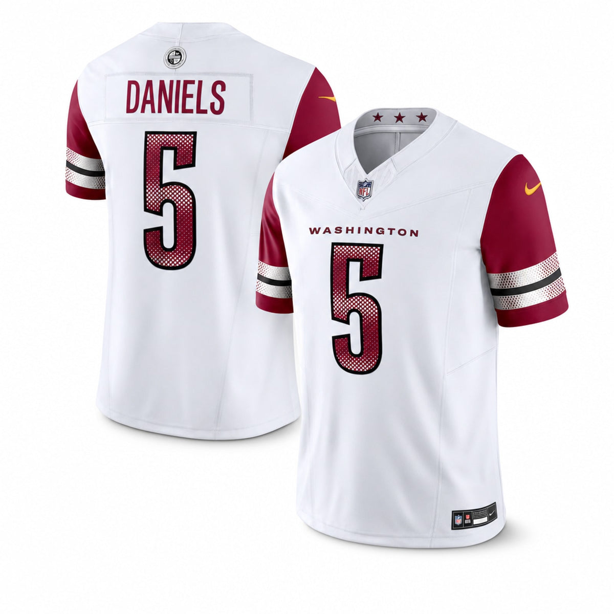 Jayden Daniels Washington Commanders Stitched Jersey - 1