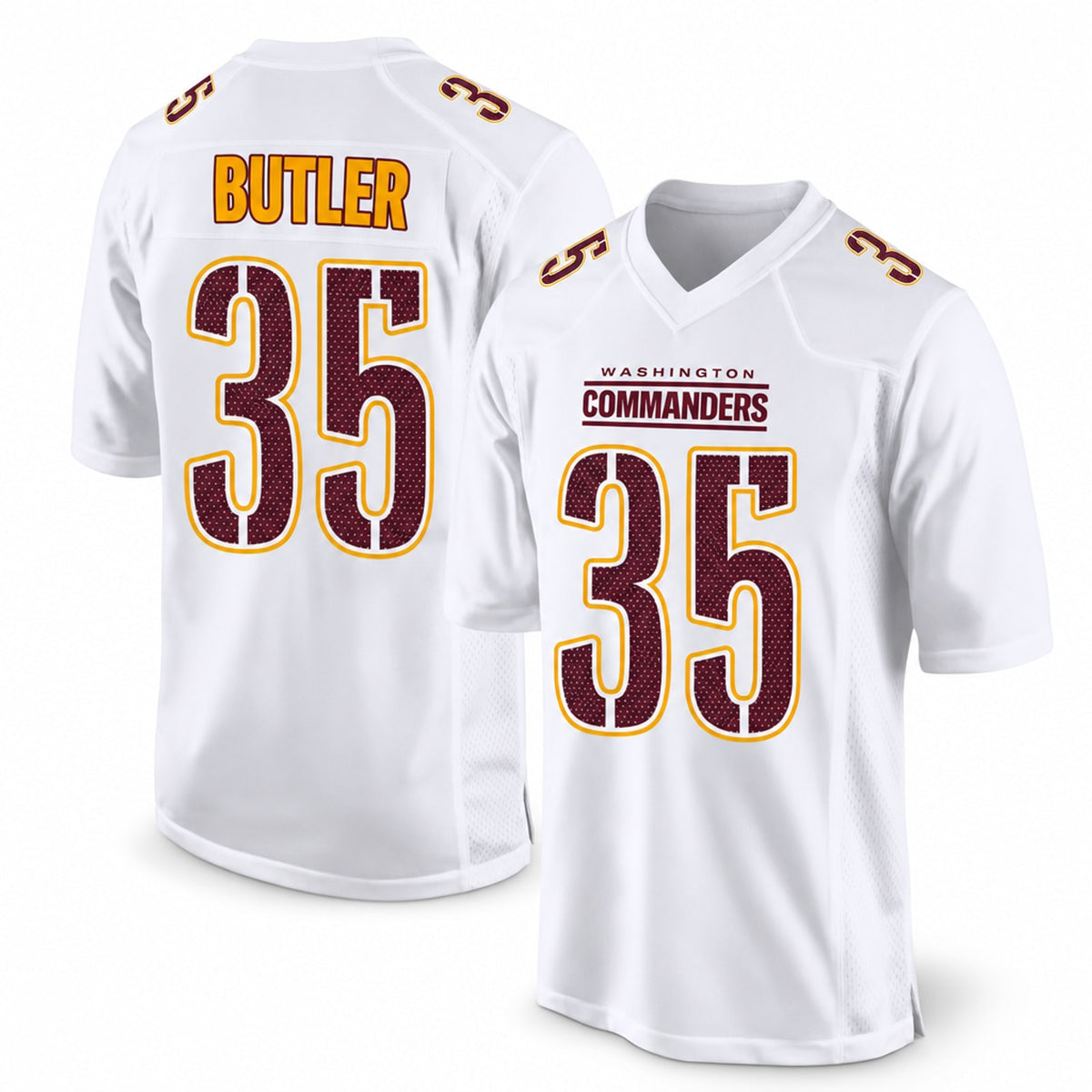 W.Commanders #35 Percy Butler Tundra Fashion Game Jersey - 1