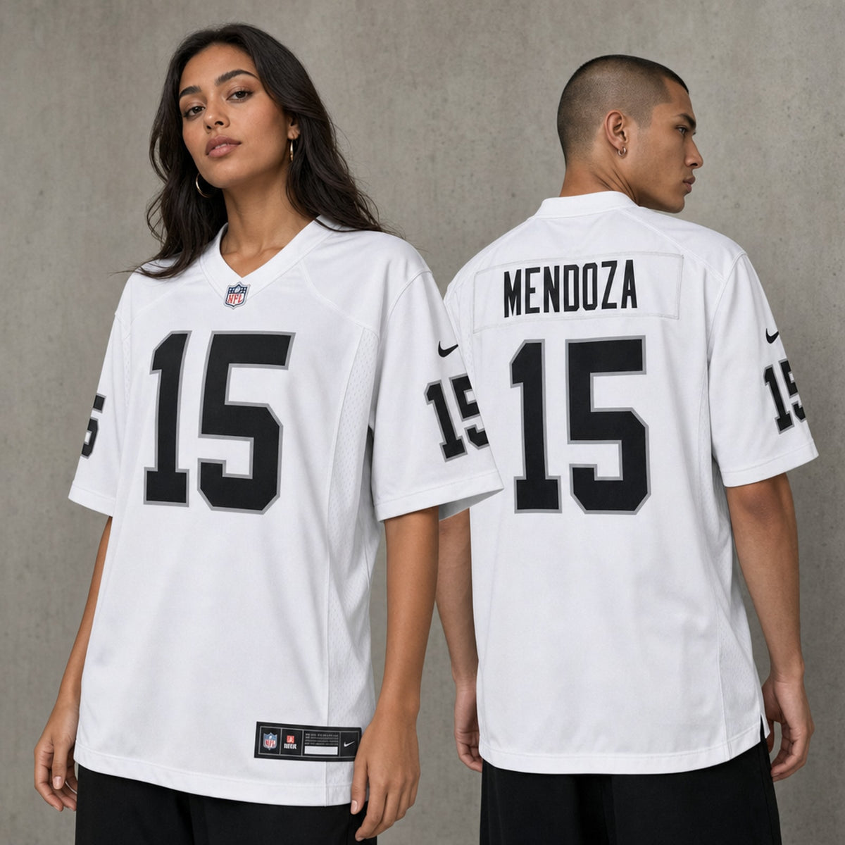 Las Vegas Raiders Fernando Mendoza White Game Jersey - 2