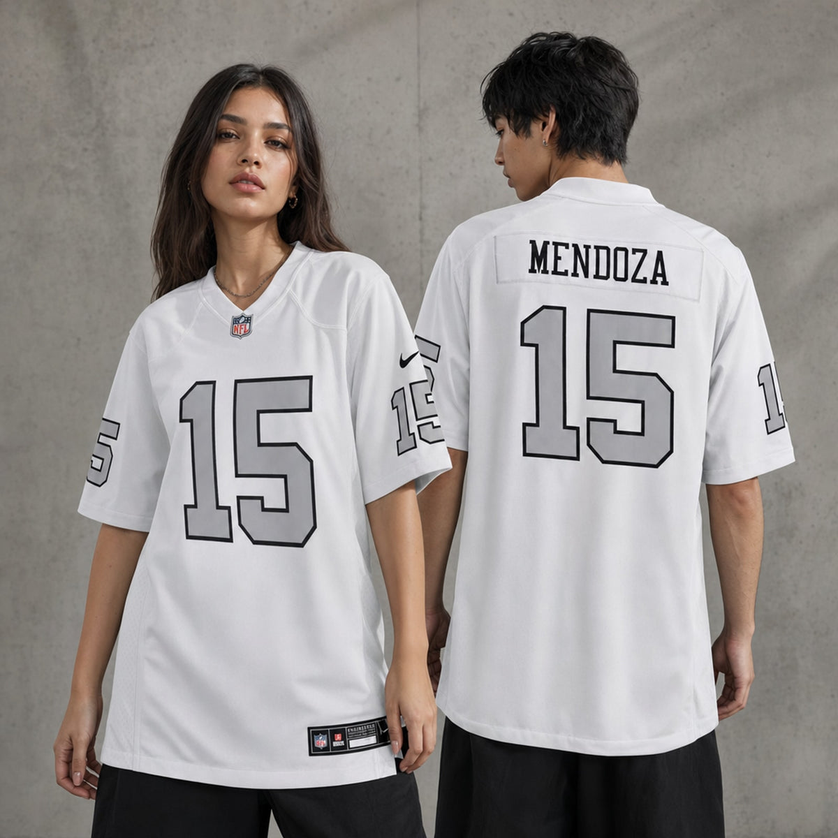 Las Vegas Raiders Fernando Mendoza Game Jersey Loose Fit - 2