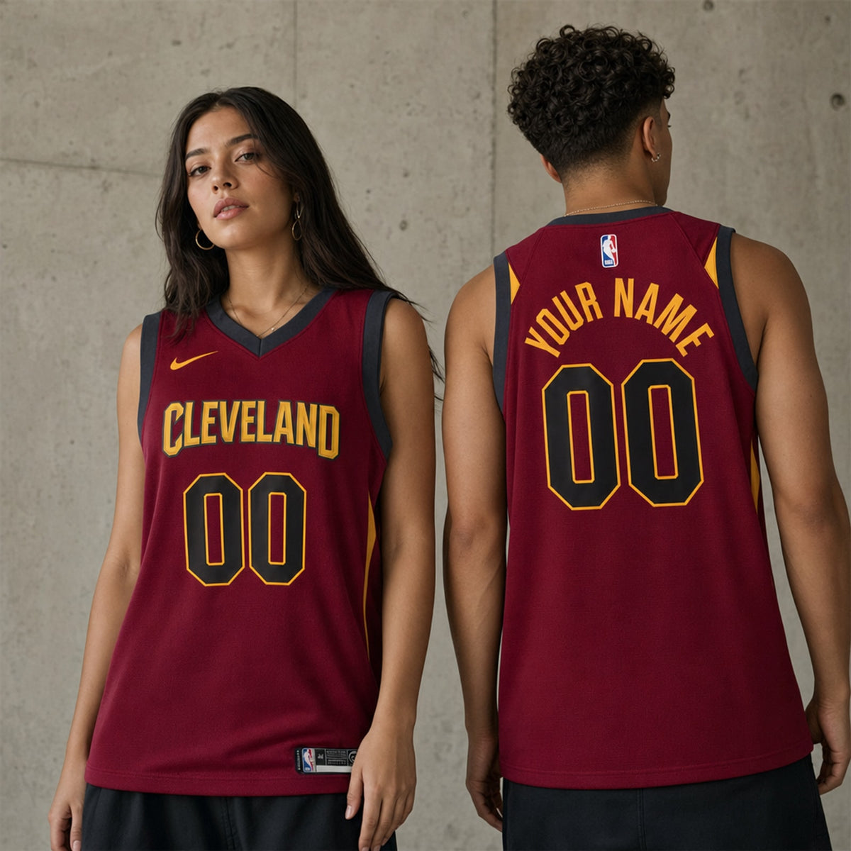 Cleveland Cavaliers Custom Swingman Icon Edition Jersey - 2