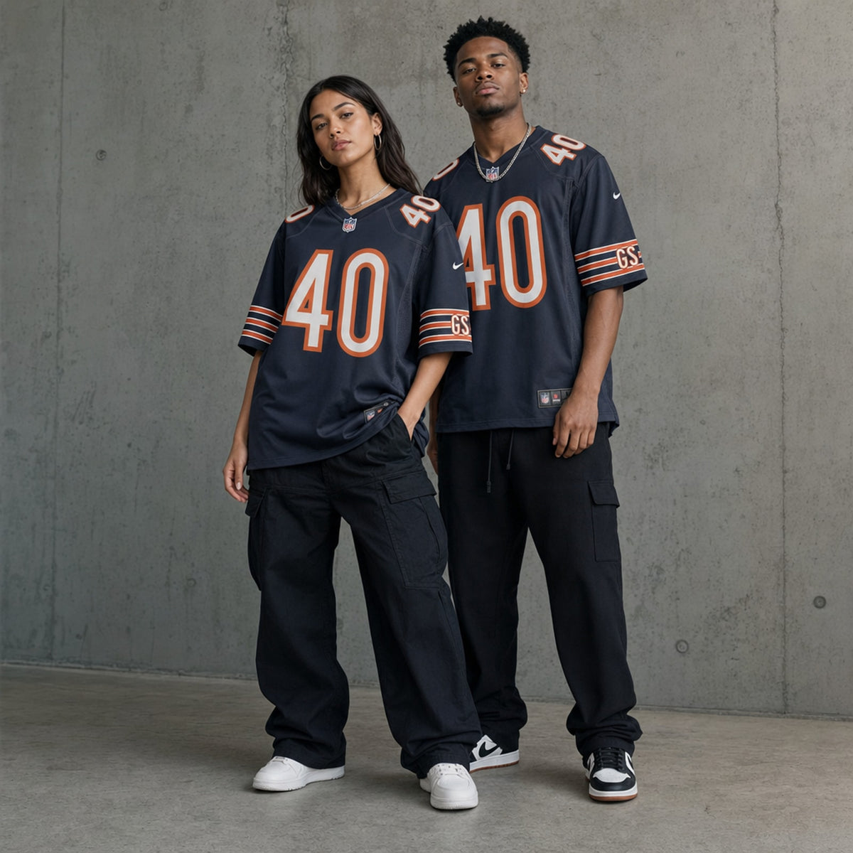 Chicago Bears Gale Sayers Retired Player Game Jersey - 3