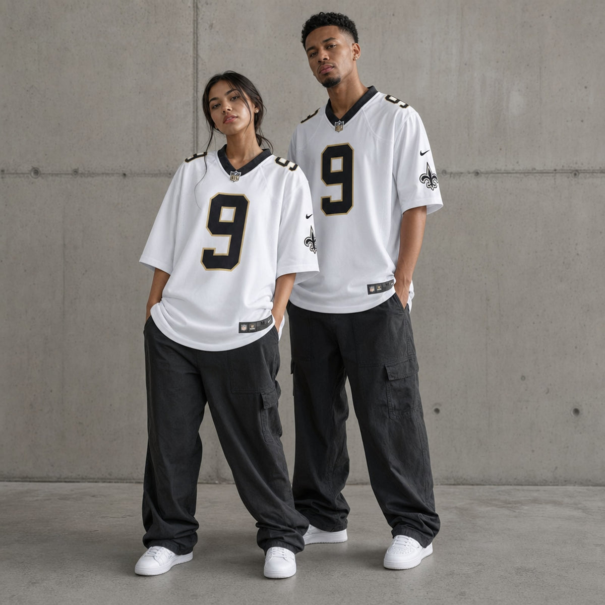 New Orleans Saints Drew Brees Polyester Game Jersey - 3
