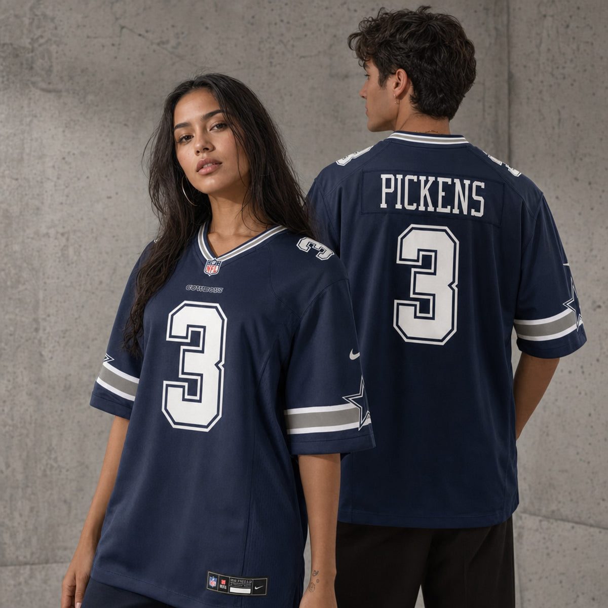 Dallas Cowboys George Pickens White Game Jersey - 6