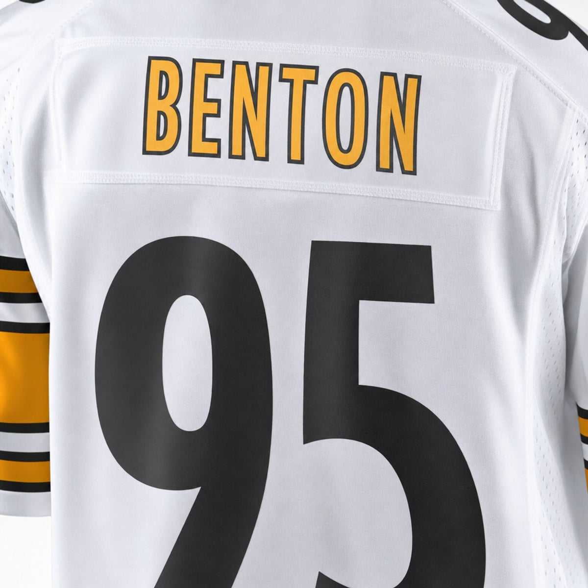 Men's Pittsburgh Steelers Keeanu Benton White Game Jersey JS2797 - 5