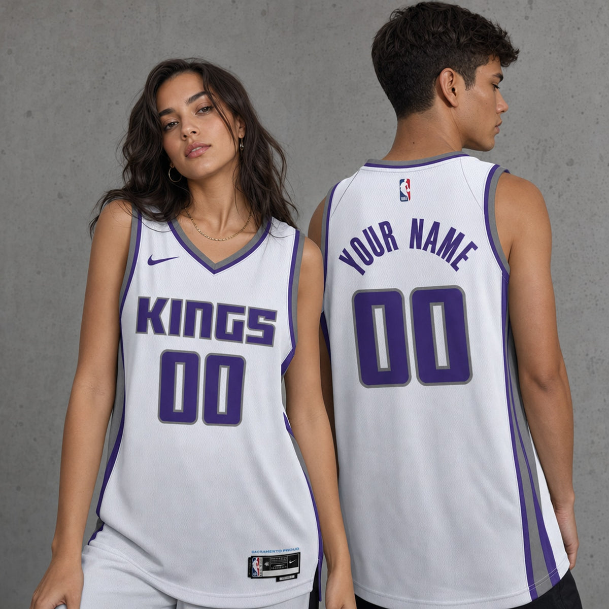 Sacramento Kings Unisex Custom Association Swingman Jersey - 2