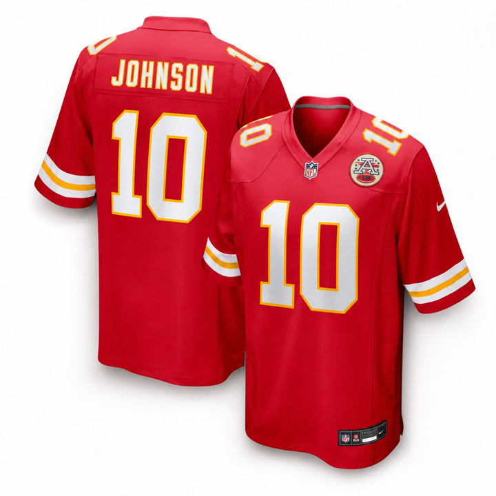 Kansas City Chiefs Emmett Johnson Game Jersey