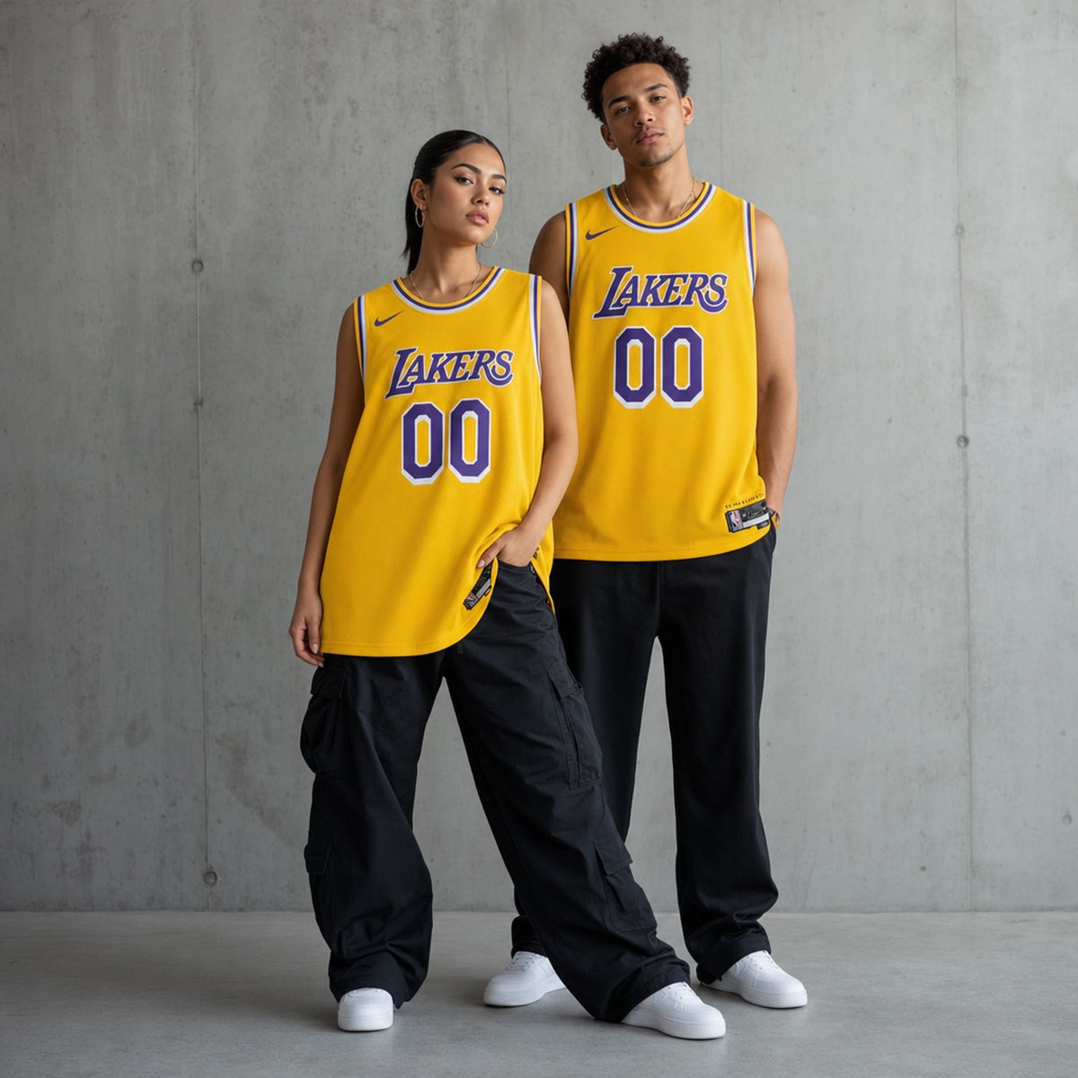 Los Angeles Lakers Unisex 2023 Swingman Custom Icon Jersey - 3